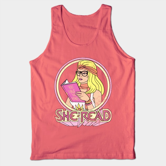 She-Read Tank Top by Hillary White Rabbit